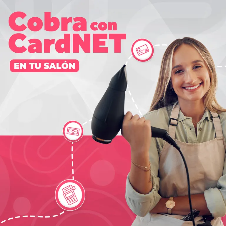 Imagen miniatura del arte de la promoción 'Cobra con CardNET en tu Salón y Centro de Uñas'